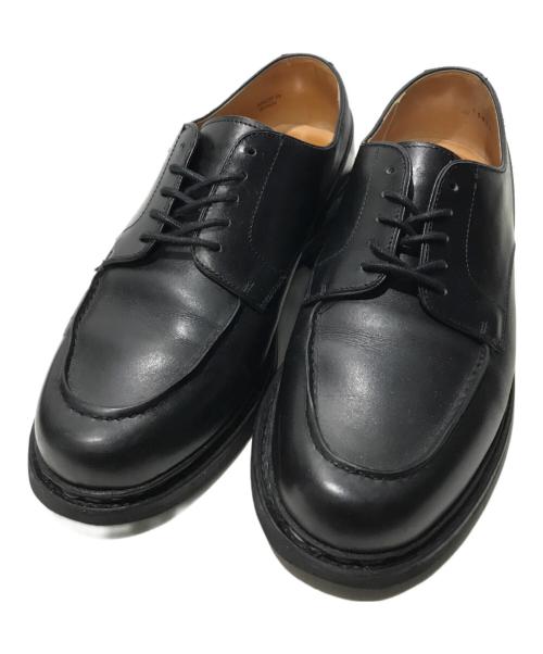 berwick（バーウィック）berwick (バーウィック) Uチップシューズ ブラック サイズ:6の古着・服飾アイテム