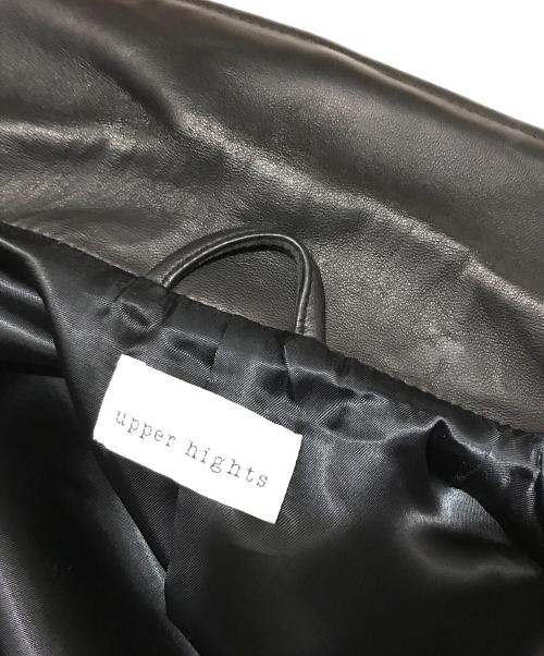 upper hights（アッパーハイツ）upper hights (アッパーハイツ) ライダースジャケット ブラック サイズ:1の古着・服飾アイテム