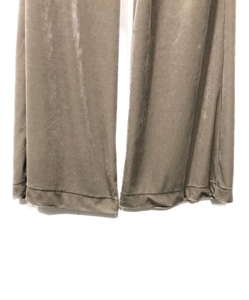 EVERYDAY I LIKE.（エヴリデイ アイ ライク）EVERYDAY I LIKE. (エヴリデイ アイ ライク) ベロアイージーパンツ グレー サイズ:36の古着・服飾アイテム