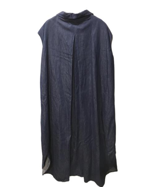 TOMORROW LAND collection（トゥモローランドコレクション）TOMORROW LAND collection (トゥモローランドコレクション) ノースリーブワンピース インディゴ サイズ:36の古着・服飾アイテム