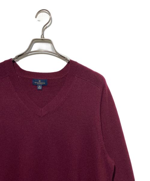 BROOKS BROTHERS（ブルックスブラザーズ）BROOKS BROTHERS (ブルックスブラザーズ) カシミヤニット ボルドー サイズ:Mの古着・服飾アイテム