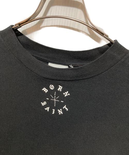 SAINT MICHAEL（セントマイケル）SAINT MICHAEL (セントマイケル) BORN X RAISED (ボーン レイズド) BR LS TEE カットソー ブラック サイズ:Lの古着・服飾アイテム