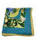 GUCCI (グッチ) 花柄 大判スカーフ ブルー：8000円
