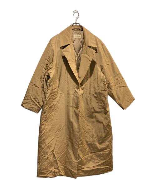 Curensology（カレンソロジー）Curensology (カレンソロジー) グログランダウンコート ブラウン サイズ:freeの古着・服飾アイテム
