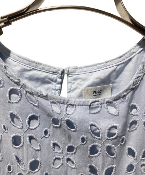 RHC Ron Herman（アールエイチシー ロンハーマン）RHC Ron Herman (アールエイチシー ロンハーマン) パンチングレースマキシワンピース スカイブルー サイズ:Sの古着・服飾アイテム