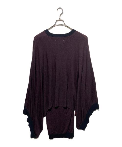 Maison Margiela（メゾンマルジェラ）Maison Margiela (メゾンマルジェラ) 変形ニットワンピース ボルドー サイズ:FREEの古着・服飾アイテム