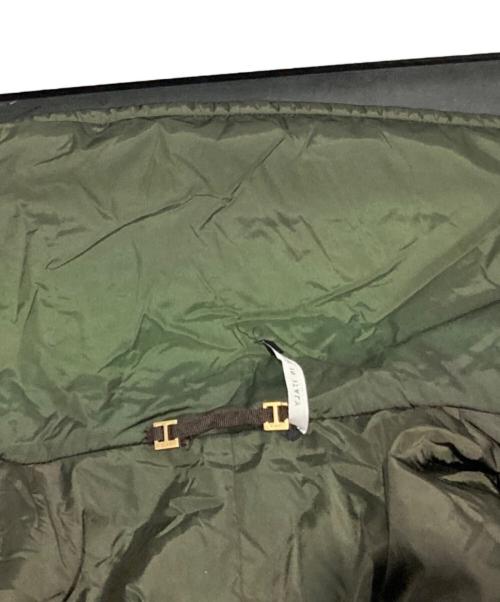 GUCCI（グッチ）GUCCI (グッチ) ナイロンロングコート オリーブ サイズ:40の古着・服飾アイテム