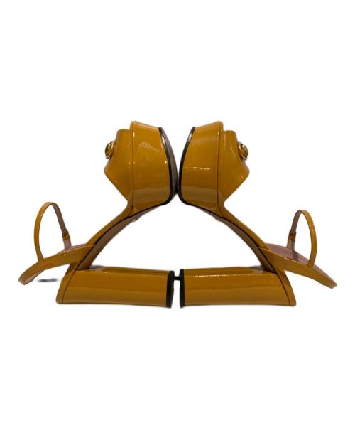 GUCCI（グッチ）GUCCI (グッチ) ホースビットヒールサンダル イエロー サイズ:38の古着・服飾アイテム