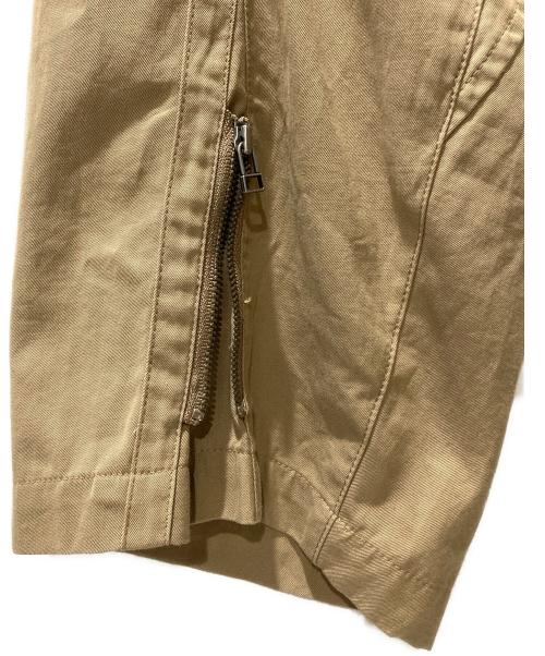 ISSEY MIYAKE MEN（イッセイミヤケメン）ISSEY MIYAKE MEN (イッセイミヤケメン) サイドジップ 変形パンツ ブラウン サイズ:3の古着・服飾アイテム