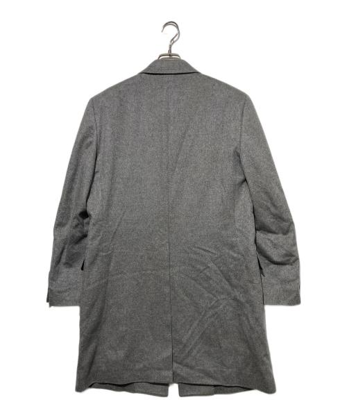 ERMENEGILDO ZEGNA（エルメネジルド・ゼニア）Ermenegildo Zegna (エルメネジルド・ゼニア) カシミヤチェスターコート グレー サイズ:3の古着・服飾アイテム