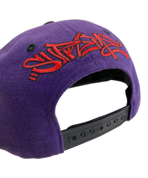 SUPREME（シュプリーム）Supreme (シュプリーム) crown band nylon 6 paneL CAP ピエロ パープルの古着・服飾アイテム