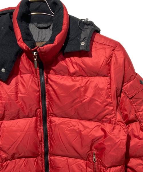 MONCLER（モンクレール）MONCLER (モンクレール) BAZILLE ダウンジャケット レッド サイズ:1の古着・服飾アイテム