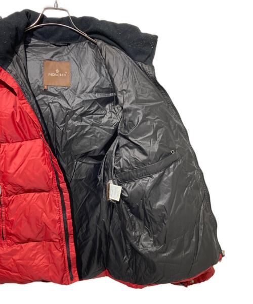 MONCLER（モンクレール）MONCLER (モンクレール) BAZILLE ダウンジャケット レッド サイズ:1の古着・服飾アイテム