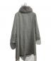 BALMAIN (バルマン) フォックスファーカシミヤ100%コート グレー サイズ:11：20000円