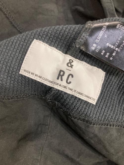 Curensology（カレンソロジー）Curensology (カレンソロジー) ワッフルヘンリープルオーバー シャツ ブラック サイズ:Fの古着・服飾アイテム