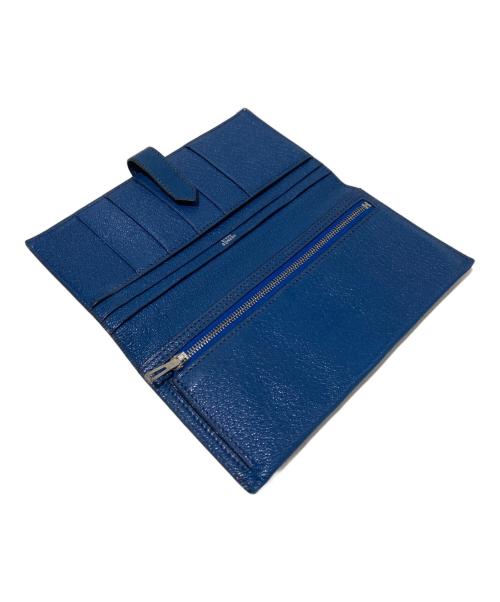 HERMES（エルメス）HERMES (エルメス) シェブルミゾルべアン 財布 ブルーの古着・服飾アイテム