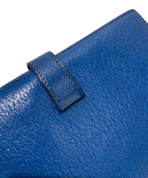 HERMES（エルメス）HERMES (エルメス) シェブルミゾルべアン 財布 ブルーの古着・服飾アイテム