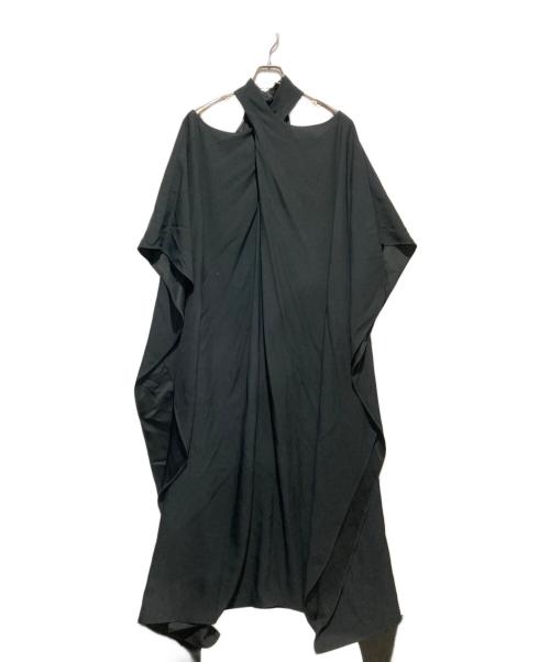 Taller Marmo（タレーマルモ）Taller Marmo (タレーマルモ) ノースリーブ変形ワンピース ブラック サイズ:FREEの古着・服飾アイテム