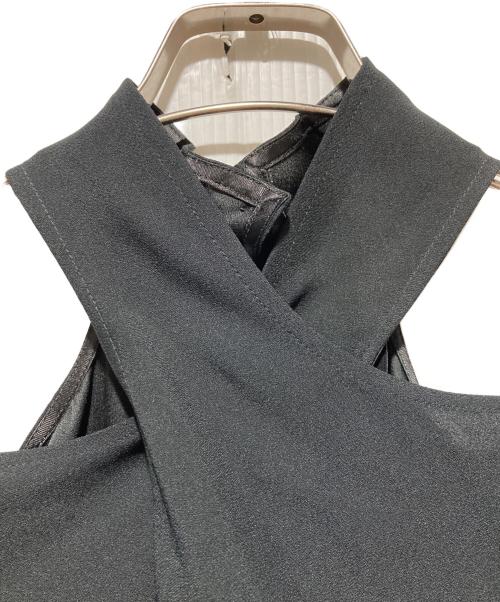 Taller Marmo（タレーマルモ）Taller Marmo (タレーマルモ) ノースリーブ変形ワンピース ブラック サイズ:FREEの古着・服飾アイテム