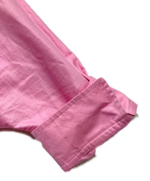 HERMES（エルメス）HERMES (エルメス) シェーヌダンクルシャツワンピース ピンク サイズ:42の古着・服飾アイテム