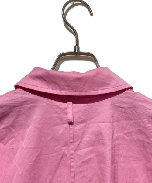 HERMES（エルメス）HERMES (エルメス) シェーヌダンクルシャツワンピース ピンク サイズ:42の古着・服飾アイテム