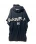 MM6 Maison Margiela（エムエムシックスメゾンマルジェラ）の古着「変形ロゴパーカー」｜ブラック