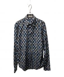 HERMES（エルメス）の古着「アクセサリーチャームモチーフシャツ」｜スカイブルー