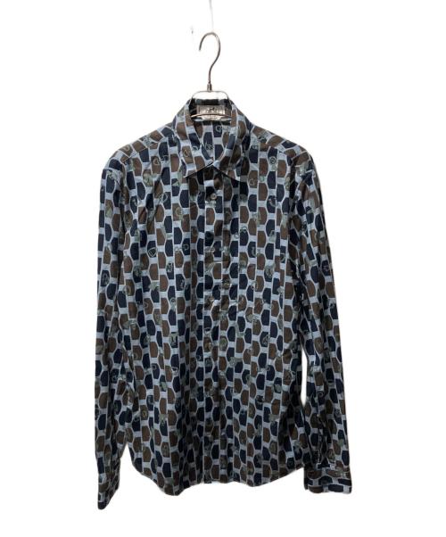 HERMES（エルメス）HERMES (エルメス) アクセサリーチャームモチーフシャツ スカイブルー サイズ:15/38の古着・服飾アイテム