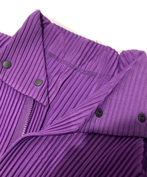 HOMME PLISSE ISSEY MIYAKE（オム プリッセ イッセイ ミヤケ）HOMME PLISSE ISSEY MIYAKE (オムプリッセ イッセイ ミヤケ) プリーツジャンプスーツ パープル サイズ:1の古着・服飾アイテム