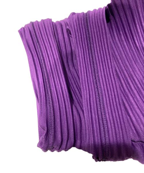 HOMME PLISSE ISSEY MIYAKE（オム プリッセ イッセイ ミヤケ）HOMME PLISSE ISSEY MIYAKE (オムプリッセ イッセイ ミヤケ) プリーツジャンプスーツ パープル サイズ:1の古着・服飾アイテム