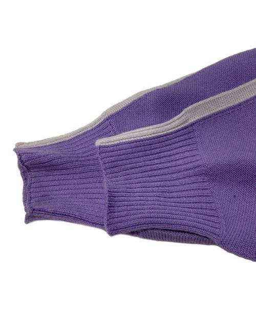 HOMME PLISSE ISSEY MIYAKE（オム プリッセ イッセイ ミヤケ）HOMME PLISSE ISSEY MIYAKE (オムプリッセ イッセイ ミヤケ) ニット パープル サイズ:1の古着・服飾アイテム