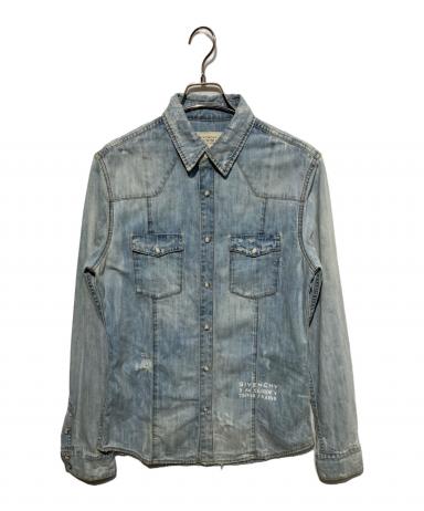 中古・古着通販】GIVENCHY (ジバンシィ) デニムシャツ インディゴ