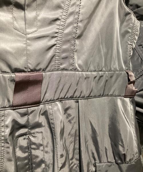 MARITHE+FRANCOIS GIRBAUD（マリテフランソワジルボー）MARITHE+FRANCOIS GIRBAUD (マリテフランソワジルボー) Aラインギャザーモッズコート グリーン サイズ:Ｌの古着・服飾アイテム