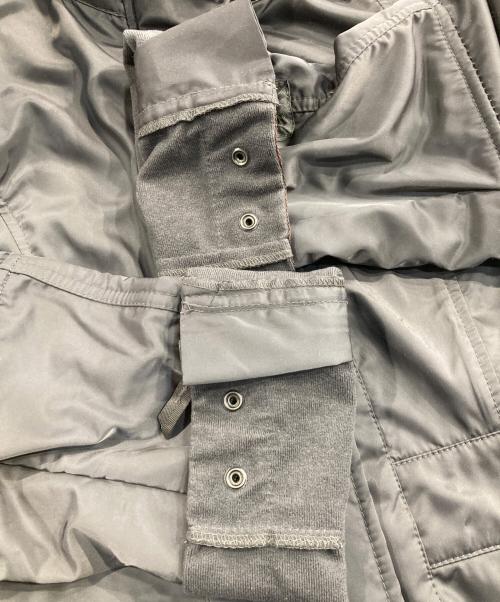 MARITHE+FRANCOIS GIRBAUD（マリテフランソワジルボー）MARITHE+FRANCOIS GIRBAUD (マリテフランソワジルボー) Aラインギャザーモッズコート グリーン サイズ:Ｌの古着・服飾アイテム