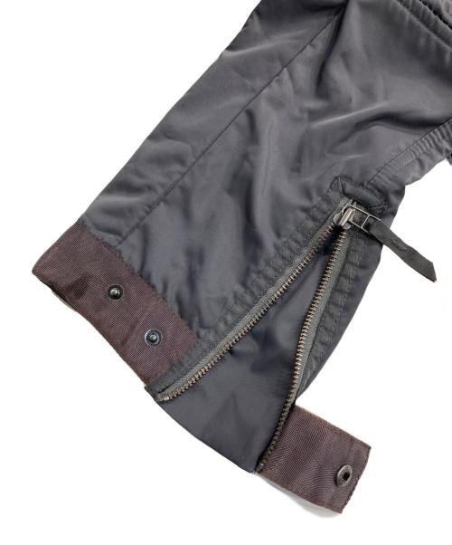 MARITHE+FRANCOIS GIRBAUD（マリテフランソワジルボー）MARITHE+FRANCOIS GIRBAUD (マリテフランソワジルボー) Aラインギャザーモッズコート グリーン サイズ:Ｌの古着・服飾アイテム