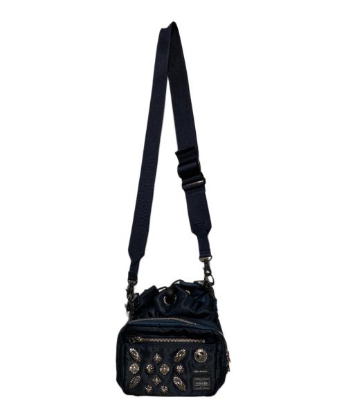 PORTER（ポーター）PORTER (ポーター) TOGA ARCHIVES (トーガアーカイブス) STRINGBAG ショルダー バック ネイビーの古着・服飾アイテム