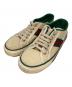 GUCCI（グッチ）の古着「ローカットスニーカー」｜グリーン×ベージュ