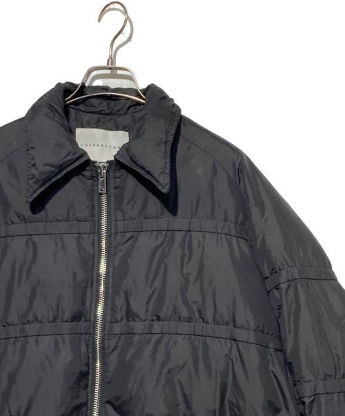 CORNERSTONE（コーナーストーン）CORNERSTONE (コーナーストーン) OVERSIZED PATTED JACKET ブラック サイズ:44の古着・服飾アイテム
