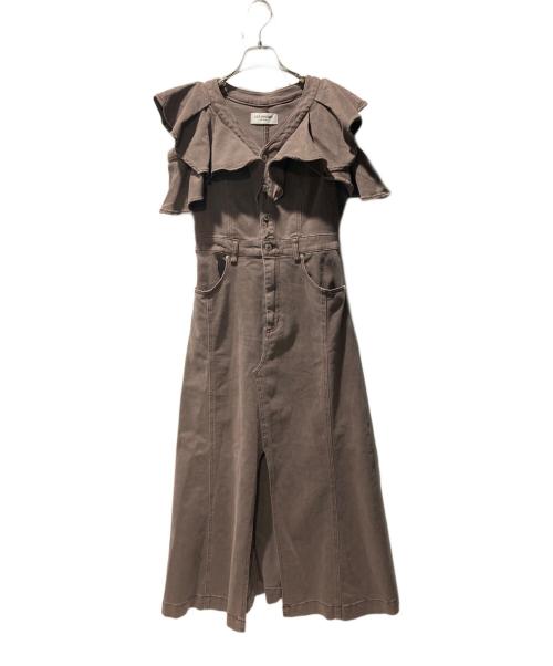 Lily Brown（リリーブラウン）Lily Brown (リリーブラウン) オールインワン ブラウン サイズ:1の古着・服飾アイテム