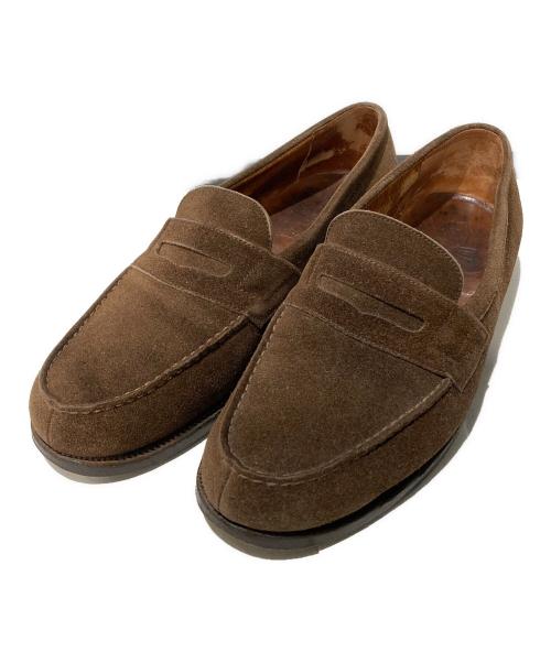 J.M.WESTON（ジェイエムウエストン）J.M.WESTON (ジェイエムウエストン) スウェードローファー ブラウン サイズ:4　2/1の古着・服飾アイテム