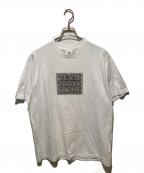 THE BLACK EYE PATCHブラックアイパッチ）の古着「TEAM TOMODACHI チーム 友達 Tシャツ」｜シルバー×ホワイト