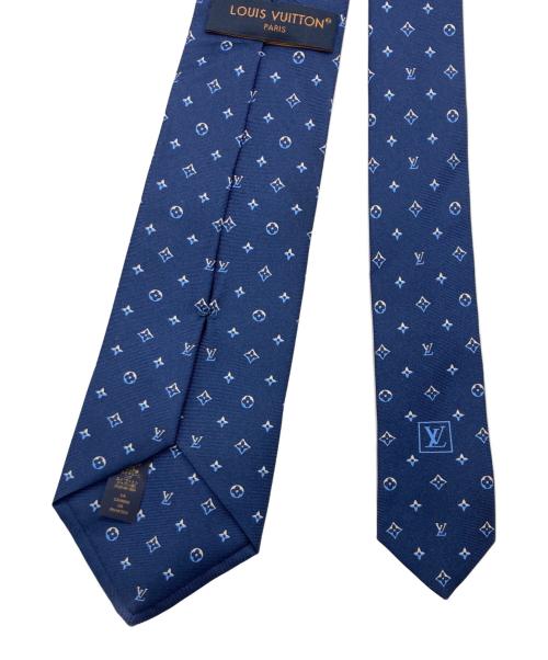 LOUIS VUITTON（ルイ ヴィトン）LOUIS VUITTON (ルイ ヴィトン) デュアル 8CMネクタイ ネイビー サイズ:不明の古着・服飾アイテム