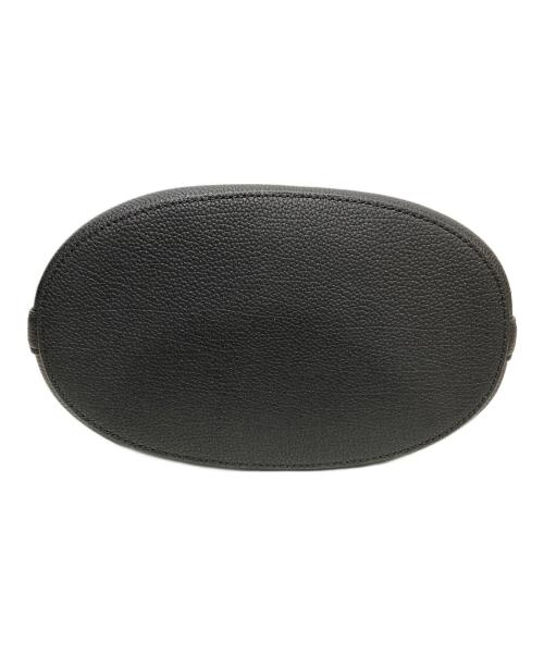 LAUREN RALPH LAUREN（ローレンラルフローレン）LAUREN RALPH LAUREN (ローレンラルフローレン) バケツ型 ワンショルダーバッグ/Andie Drawstring Black Leather Bucket Shoulder Bag ブラック 未使用品の古着・服飾アイテム