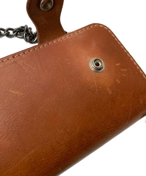 FUNNY（ファニー）FUNNY (ファニー) ライダースウォレット ブラウンの古着・服飾アイテム