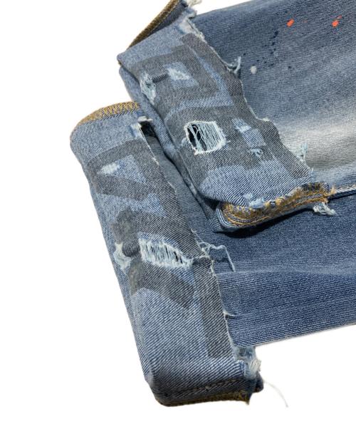 DSQUARED2（ディースクエアード）DSQUARED2 (ディースクエアード) デニムパンツ インディゴ サイズ:50の古着・服飾アイテム