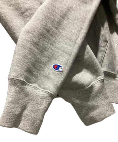 SUPREME（シュプリーム）Supreme (シュプリーム) Champion (チャンピオン) 25SS Hooded Sweatshirt グレー サイズ:Mの古着・服飾アイテム