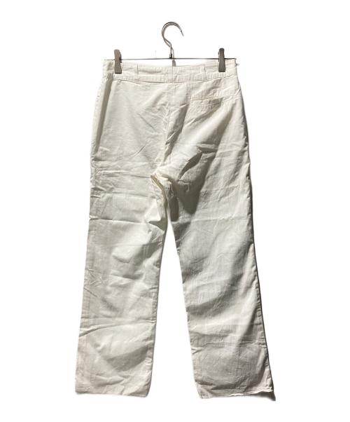 MM6 Maison Margiela（エムエムシックスメゾンマルジェラ）MM6 Maison Margiela (エムエムシックスメゾンマルジェラ) ウエストレイヤードパンツ ホワイト サイズ:40の古着・服飾アイテム