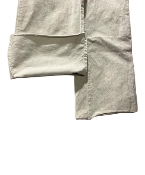 MM6 Maison Margiela（エムエムシックスメゾンマルジェラ）MM6 Maison Margiela (エムエムシックスメゾンマルジェラ) フレアパンツ ホワイト サイズ:40の古着・服飾アイテム