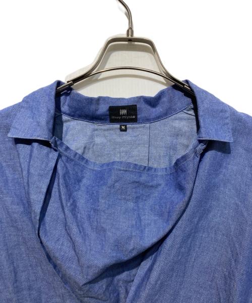 ISSEY MIYAKE（イッセイミヤケ）ISSEY MIYAKE (イッセイミヤケ) プルオーバーシャツ ブルー サイズ:Mの古着・服飾アイテム