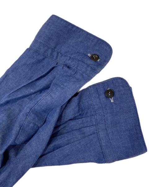 ISSEY MIYAKE（イッセイミヤケ）ISSEY MIYAKE (イッセイミヤケ) プルオーバーシャツ ブルー サイズ:Mの古着・服飾アイテム